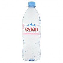 Evian 1000 ml PET.