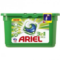 Ariel pods 3 in1 white 12 pcs