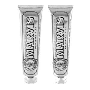 Marvis Whitening Mint Toothpaste 85ml – Natural Teeth Whitening Plaque Removal
